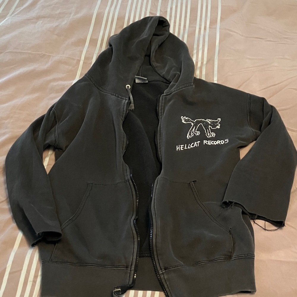 Hellcat Records Black Graphic hoodie